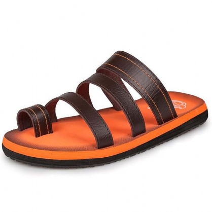 Menn Beach Slipper Outdoor Fashion Clip Toe Sandals