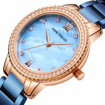 Mini Focus Mf0226l Luksusmerke Mote Stil Kvinner Armbåndsur Diamond Ladies Quartz Watch