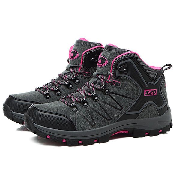 Kvinner High Top Casual Comforbale Snøre Opp Utendørs Tursko