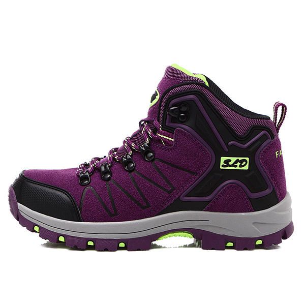 Kvinner High Top Casual Comforbale Snøre Opp Utendørs Tursko