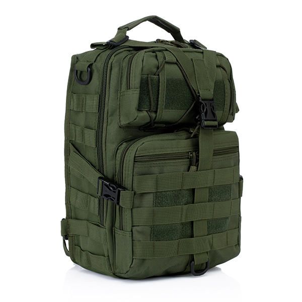 Menn Oxford Tactical Chest Pack Molle Slingle Shoulder Backpack Sling Bag